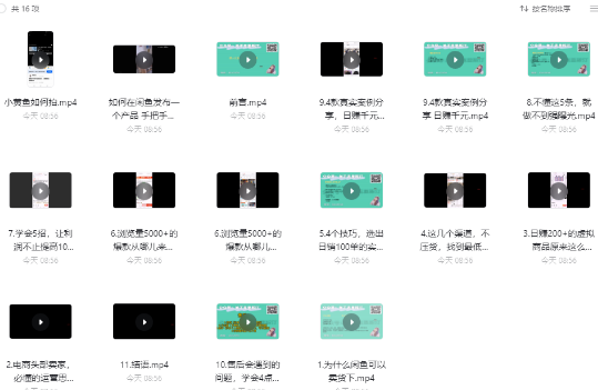 闲鱼高级运营副业视频课程创新科技-手机维修 底层硬改综合资源网创新科技