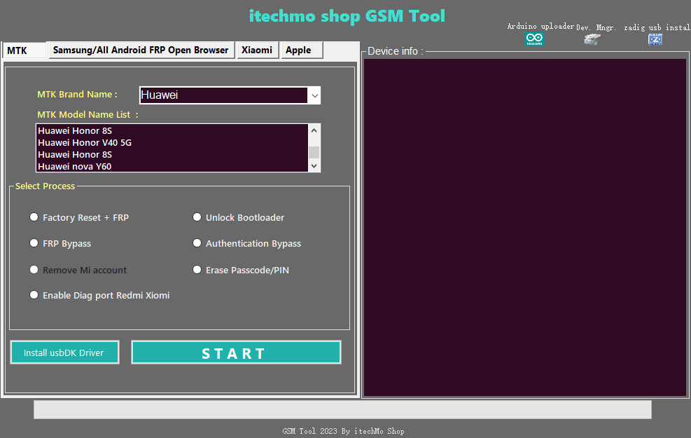 iTechmo GSMTool 刷机解锁救砖破解版创新科技-手机维修 底层硬改综合资源网创新科技