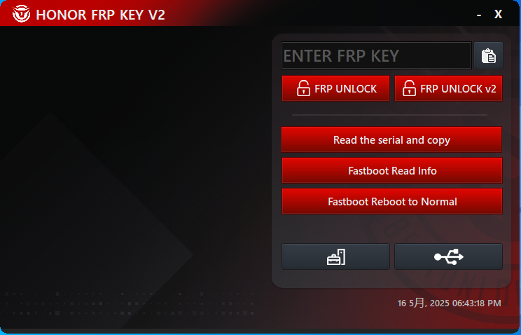 华为荣耀 FRP KEY v2 2025 -华为 FRP 解锁工具创新科技-手机维修 底层硬改综合资源网创新科技
