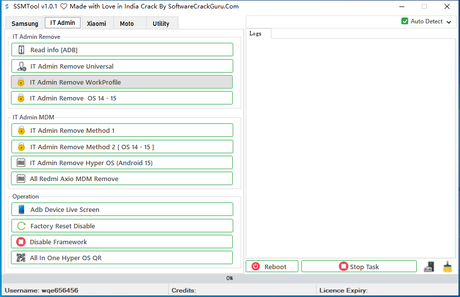 SSM 工具KG MDM解锁-创新科技
