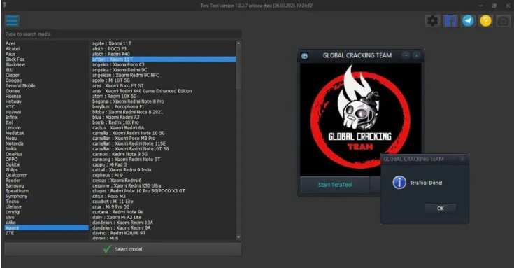 Tera 工具维修解锁-创新科技