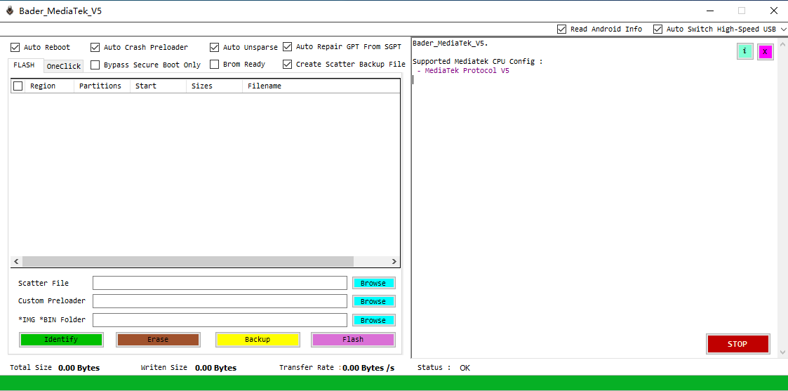 BADER MTK TOOL-创新科技